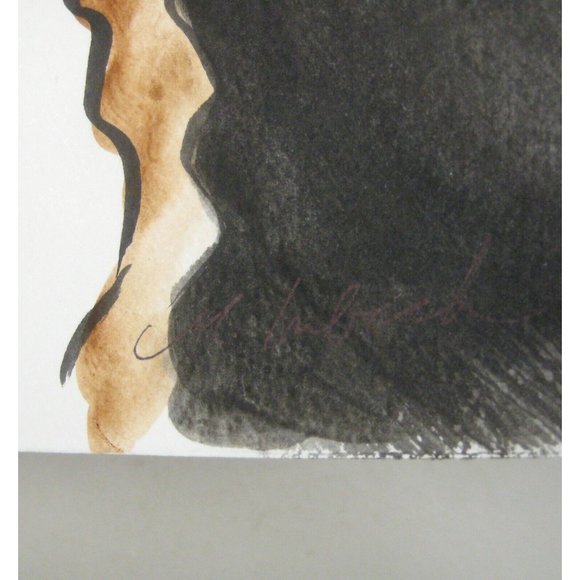 Bernese Mountain Dog Watercolor Painting Paper Unframed 15 In Bandanna Unmatted - Picture 4 of 5